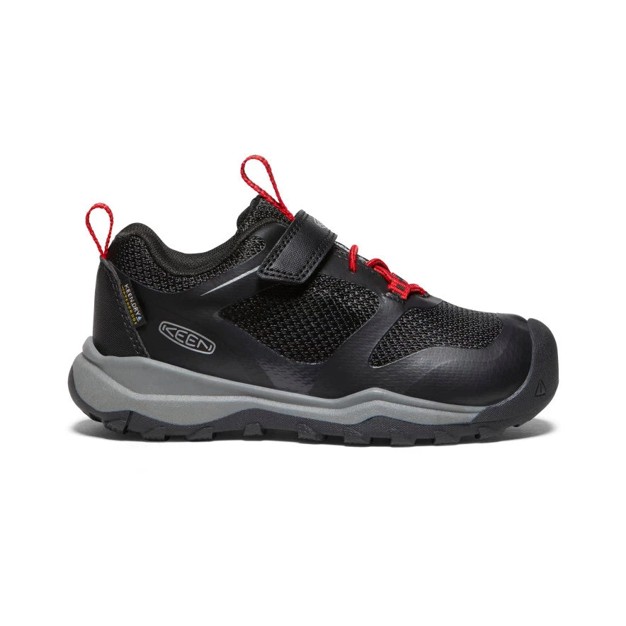 Keen Little Kids' Wanduro Waterproof Shoe | Black/Ribbon Red 1 Keen Little Kids' Wanduro Waterproof Shoe | Black/Ribbon Red