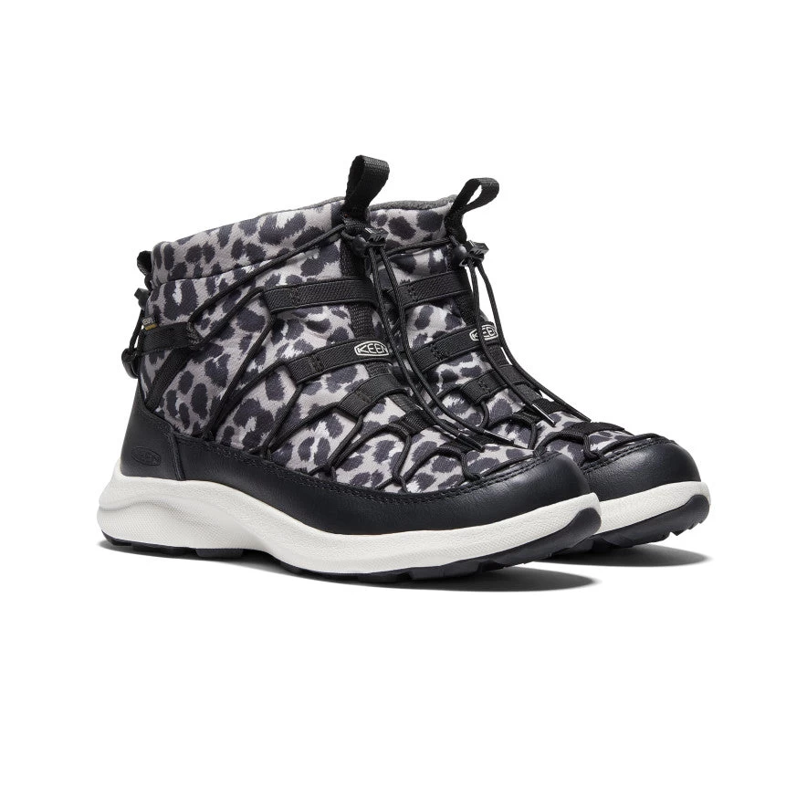 Keen Women's UNEEK SNK II Waterproof Chukka | Animal Print/Silver Birch 2 Keen Women's UNEEK SNK II Waterproof Chukka | Animal Print/Silver Birch - Image 2