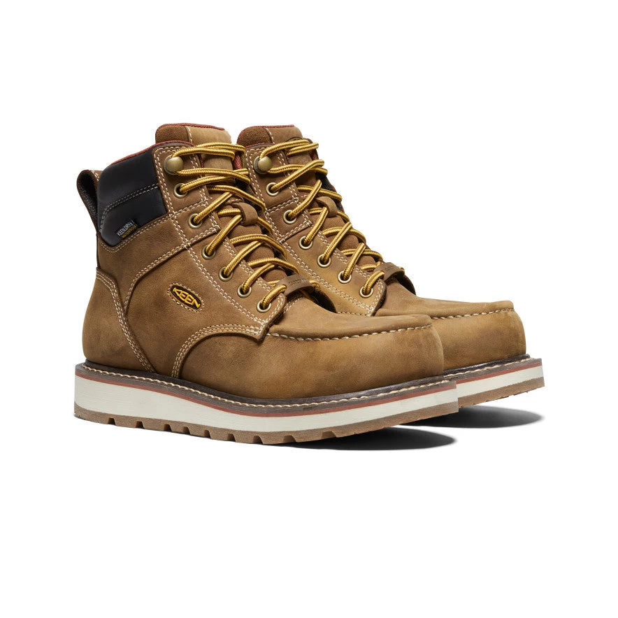 Keen Women's Cincinnati 6" Waterproof Boot (Carbon-Fiber Toe) | Belgian/Sandshell 2 Keen Women's Cincinnati 6" Waterproof Boot (Carbon-Fiber Toe) | Belgian/Sandshell - Image 2