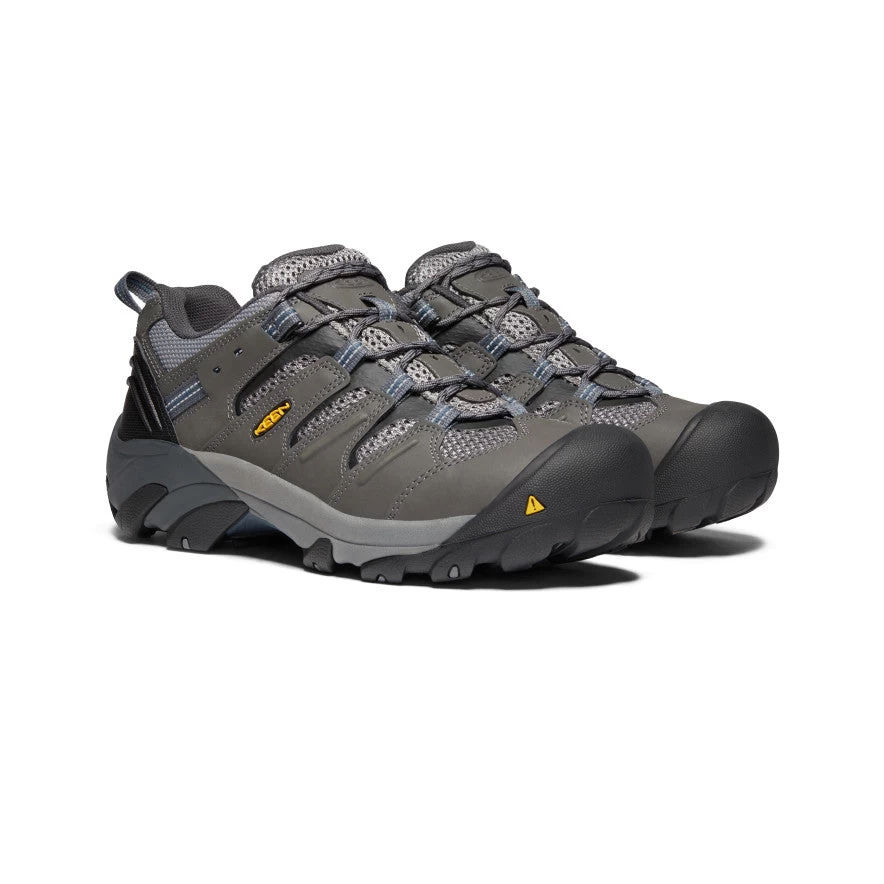 Keen Men's Lansing Low (Steel Toe) | Magnet/Majolica Blue 2 Keen Men's Lansing Low (Steel Toe) | Magnet/Majolica Blue - Image 2