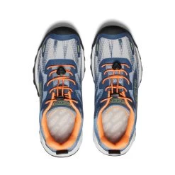 Keen Big Kids' Wanduro Speed Hiking Shoe | Vintage Indigo/Tangerine -Shoe Sale Store f1cc6326e4b589b389390d7474018a6d1cadd6d8