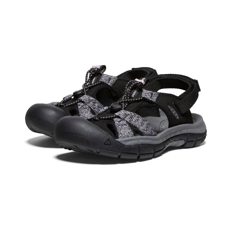 Keen Women's Ravine H2 Sandal | Black/Dawn Pink 2 Keen Women's Ravine H2 Sandal | Black/Dawn Pink - Image 2