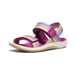 Keen Big Kids' Elle Backstrap | Rainbow/Festival Fuchsia -Shoe Sale Store fcb2b4ad014eb7760a5ab95b5f186bdfcf9dd4b8